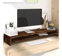 Générique Support de Moniteur Chêne fumé 100x24x13 cm Bois d'ingénierie, Accessoires vidéo, Accessoires & pièces pour téléviseurs, Supports pour téléviseurs & écrans, Brun (Poids 7.3KG)