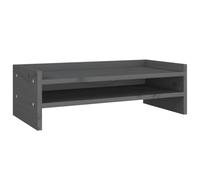 Générique Support de Moniteur Gris 50x24x16 cm Bois de pin Solide,Appareils électroniques, Accessoires électroniques, Accessoires pour Ordinateurs, Supports pour Ordinateurs, Gris (Poids 2.57KG)