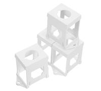 Générique Support de Montage sur Rail Din pour Interrupteur Bouton Poussoir 22 Mm, Plastique Blanc, Kit de 4 Pièces, Conçu pour Usage Industriel et Bureau, Prévention de Déformation