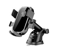 Générique Support de Navigation Compatible avec la Console Voiture, Boucle rétractable, Support par gravité, Pare-Brise, téléphone Portable Multifonctionnel(White)