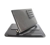 Générique Support de Navigation pour Voiture Rotatif 360° Antidérapant en Fer et Silicone, pour GPS et Téléphone Portable, Fixation Tableau de Bord, Maintien Sécurisé pour Conduite Sûre