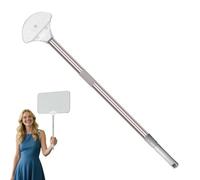 Générique Support de Panneau, Support de Panneau réglable à Main - Sùpport de Main de Poteau de bannière télescopique en Acier Inoxydable pour Pańneau de Bienvenue, Salon, événement, défilé sportif, c