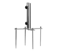 Générique Support de Parasol de Plage - en Métal Réglable Et Résistant Au Vent | Stabilisateur De Parapluie Solaire avec Piquet pour Extérieur - pour Jardin Piscine Terrasse Pelouse et Usage Estival