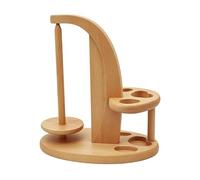 Générique Support de pelotes pour Crochet | Organisateur en Bois Lisse à 3 Compartiments - Fournitures De Tricot Et Crochet,pour Le Tricot la Laine Le Fil la Broderie et Rangement intérieur sur Table