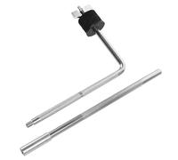 Générique Support de Perche de Cymbale et de Performance en Alliage de Zinc Argenté, Bras Extensible Portable pour Diverses Configurations