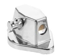 Générique Support de Pied de Tambour en Alliage Métallique Argenté, Base de Jambe de Tom Légère et Robuste pour Batterie, Qualité Sonore Supérieure Adaptée aux Batteurs Professionnels