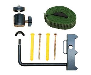 Générique Support de piège à caméra - Support réglable avec vis de 6,35 mm | Montage pour Poteau de Jardin de clôture d'arbre, Accessoire pour l'agriculture de Ranch et la extérieure