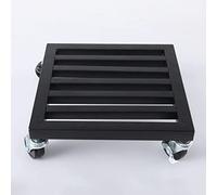 Générique Support de Plantes en métal Robuste avec roulettes à 360° - Chariot à Plantes en Fer pour Grands Pots de Fleurs, Soucoupe à Plateau Mobile, Chariot pour jardinière (30 cm/12 po)