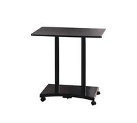 Générique Support De Podium avec Pédales À Hauteur Réglable, Support Portatif Mobile for Salle De e Mariages De Discours(Black)