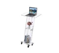 Générique Support De Podium avec Roues Et Freins, Pupitre 119 Cm, for Discours, Mariages, Salle De Conférence (Comprend Uniquement Les Supports)