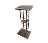 Générique Support De Podium for Pupitre Au Sol, Bureau Debout avec Étagère De Rangement Ouverte, Support De Livre for Ordinateur Portable, Capacité De Charge De 150 Kg for Conférence(Color1)