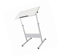 Générique Support De Podium Mobile avec Panneau De Bureau Incliné, Support D'écriture À Angles Réglables for Salle De e Mariage Et De Discours(Color 2,80x50cm)