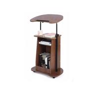 Générique Support De Podium Mobile for La Parole, avec Bureau Incliné Et Deux Panneaux for Salle De Classe, Hauteur Réglable De 85 À 115 Cm(Color 2)