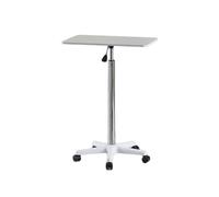 Générique Support De Podium Mobile, Présentation en Classe for Haut-Parleur for Enseignant, Hauteur Levage Réglable, avec Large Surface Lecture, Capacité Charge 50 Kg(White,85-107cm)