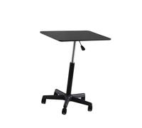 Générique Support De Podium Portable avec roulettes, Établi Debout Réglable en Hauteur, for Les Mariages Au Bureau, Les Discours en lack,Height Adjustable 59-80cm)