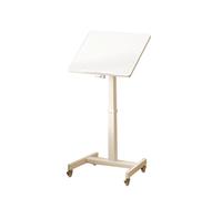 Générique Support De Podium Portable, Poste De Travail Debout avec Roulette Pivotante for Réception, Mariage, Salle De Conférence(Color 1)