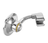 Générique Support de Pommeau de Argenté en ABS, Ventouse Adhésive Réglable, Installation Facile pour Douchette dans Salle de Bain