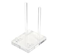 Générique Support De Présentation en Acrylique | Réglable Transparent Décoratif | Support Présentoir pour Assiettes | pour Disques Plateaux Cartes Œuvres d'art Bureau Salon Salle