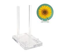 Générique Support De Présentation en Acrylique - Transparent Réglable Décoratif,Support Présentoir pour Assiettes - pour Bureau Table Salon Salle D'Étude Télétravail Disque Vinyle Plateau Carte Œuvre