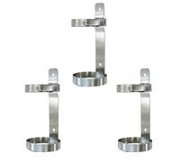 Générique Support de Rangement en Acier pour Bouteilles d'oxygène, Bouteilles de gaz de 2 L, 2,8 L, 4 L et 10 L, Support Fixe pour Bouteilles de protoxyde d'azote d'intérieur, Support/organi