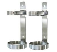 Générique Support de Rangement en Acier pour Bouteilles d'oxygène, Bouteilles de protoxyde d'azote de 2 L, 2,8 L, 4 L et 10 L, Support Fixe pour Bouteille d'oxygène, Support/Organisateur pou