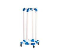 Générique Support De Rangement for Anneaux d'exercice Lesté en PVC, D'équipement Plastique PE avec Roues, Chariot D'affichage Multifonctionnel, for Bureau Salle Sport À Domicile(Compatible Diam 60cm)