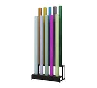 Générique Support De Rangement for Rouleaux De Tissu À 2 Ou 3 Niveaux,Chariot Mobile for Tissus Textiles,Rouleaux De Vinyle,10 Ou 15 Pouces,for Rouleaux De Cuir Et Papier(Style 1,2 Tiers)