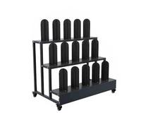 Générique Support De Rangement for Rouleaux De Tissu, Support De Rangement Commercial for Bobines, for Rouleaux De Cuir/Rideaux/Papier Peint/Vinyle(75x48x73cm)