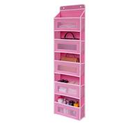 Générique Support De Rangement Monté sur Porte, Grande Capacité, 145x40x17cm, Organisateur De Pote Suspendu sur Étagère, Rangement pour Organisateur De Porte, Gain De Place, pour Chambre À Coucher