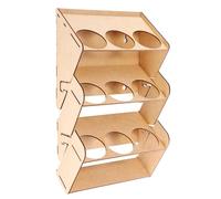 Générique Support De Rangement Mural En Bois Pour 9 Flacons De Peinture En Spray - Support De Bombe Aérosol, Support De Rangement Mural Pour Bidons De Lubrifiant, Support Mural Pour Garage Et