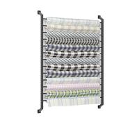 Générique Support De Rangement Mural for Rouleaux De Tissu, avec Tige Réglable, Support for 20 Rouleaux De Vinyle, for Le Rangement Et L'organisation(Can Hang 10 Rolls)