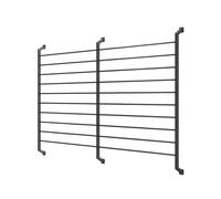 Générique Support De Rangement Mural for Rouleaux De Tissu, avec Tige Réglable, Support for 20 Rouleaux De Vinyle, for Le Rangement Et L'organisation(Can Hang 16 Rolls)