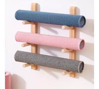 Générique Support de Rangement Mural pour Tapis de Yoga, Support Mural pour Tapis d'exercice, Support Mural pour Rouleau en Mousse, Organisateur de Salle de Sport pour Cours, Salle de Sport