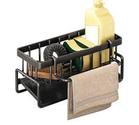 Générique Support De Rangement Pour éVier De Cuisine, Support à Double Couche En Acier Inoxydable, Outil De Rangement Parfait Pour Les Brosses, Les éPurateurs De Savon, éPonges à Vaisselle