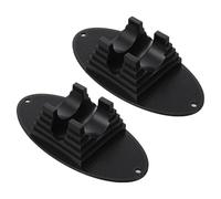 Générique Support de Rangement pour Scooter en Plastique Noir 2pcs, Compatible Roues de 95 à 120mm, Évite Le Basculement, pour Parking Trottinette Garçon et Filles