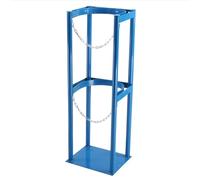 Générique Support de Rangement sur Pied pour Bouteilles d'oxygène, Support Robuste pour Bouteilles de gaz avec chaîne de Protection, Organisateur de Bouteilles d'azote pour hôpitaux/usines/l