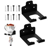 Générique Support de Ranger Outils de Jardin - Range-mur robuste pour garage - Support d'Outils de Jardin Motorisé,Pour intérieur extérieur jardin cour ferme pelle râteau balai perceuse câble