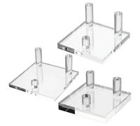 Générique Support De Roche - Support En Transparent De Haute Qualité, Outil De Tri De Polyvalent, Fonction De Intégrée À Trois Chevilles | Présentoir Élégant De Fossiles Pour Utilisation