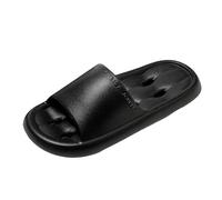 Générique Support de salle de bain creux unisexe pour couple, couleur unie, bout ouvert, support anti fuite pour tente Sandales Plates Noires Taille 8 (44)