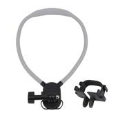 Générique Support de Sangle de Cou pour Insta 360 Luna Ultra, Support de Sangle de Caméra POV à la Première Personne, Harnais Mains Libres Réglable pour Caméra d'action (Adapter + Neck Strap)