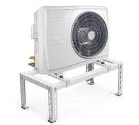 Générique Support de Sol Robuste pour Mini-climatiseurs et Pompes à Chaleur, Support Universel réglable, Base de condenseur Durable, Blanc, Dimensions : 80 x 30 x 40 cm