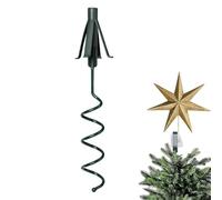 Générique Support De Sommet De Sapin De Noël - ABS | Remplacement du Support De Cime À Visser | Stabilisateur De Sommet pour Fixer Étoiles, Et Décorations sur Le Sapin Pendant Les Fêtes