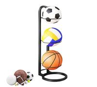 Générique Support de Stockage de balles, Support de Stockage de balles | Support Organisateur de Volley-Ball en Fer, Organisateur de Balle Multifonctionnel, Support de Balle pour Chambre à c