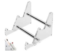 Générique Support de Stockage pour Clavier d'ordinateur | Présentoir à pneus Multiples pour claviers mécaniques, Livres, Documents - Support de Cadre en Acrylique pour Bureau, Salle d'étude, Salon