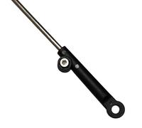 Générique Support de support de garde-boue de vélo en acier inoxydable - Tige télescopique réglable et accessoires d'extension avec en I | Composants de fixation universels pour VTT et cyclisme