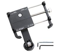 Générique Support de Support de vélo, de téléphone Portable Clips, de téléphone à vélo, Absorption de Choc Anti-Titulaire, réglable, 13x10x4,7 cm, pour Une Construction résistante aux intempérie