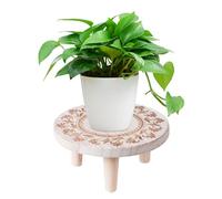 Générique Support de Tabouret de, Table d'appoint en Bois, Support de Rond pour l'affichage de Pots de Fleurs pour la décoration extérieure d'intérieur de Cour de Jardin de Salon de Patio
