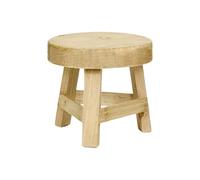 Générique Support de - Tabouret Rond en Bois pour ,Pot à Fleurs, Cache-Pot, Soucoupe,Pour Extérieur Terrasse Balcon Ferme