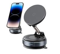 Générique Support De Téléphone À Ventouse, Chargeur sans Fil avec Rotation 360°, Ventouse Chargeur sans Fil Smartphone, pour SUV Camion Berline Tableau de Bord Pare-Brise Bureau Miroir Salle