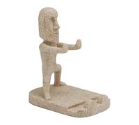Générique Support de téléphone Amusant pour Bureau, Support de téléphone Statue | Support de en résine de l’île de Pâques, de Smartphone Amusant, décoration de Figurine Mignonne pour téléphones